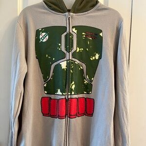 Star Wars Boba Fett Boys Jacket Size XXL (easy costume)